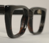 PLASTIC VINTAGE EYEGLASSES ANGLE photo, under 350 kb