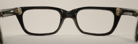 PLASTIC VINTAGE EYEGLASSES SIDE photo, under 350 kb