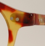 PLASTIC VINTAGE EYEGLASSES DETAIL photo, under 350 kb