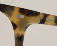 PLASTIC VINTAGE EYEGLASSES DETAIL photo, under 350 kb