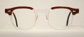 PLASTIC VINTAGE EYEGLASSES FRONT photo, under 350 kb