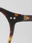 PLASTIC VINTAGE EYEGLASSES DETAIL photo, under 350 kb
