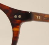 PLASTIC VINTAGE EYEGLASSES DETAIL photo, under 350 kb
