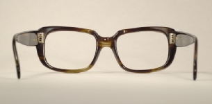 PLASTIC VINTAGE EYEGLASSES BACK photo, under 350 kb