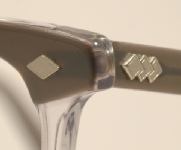 PLASTIC VINTAGE EYEGLASSES DETAIL photo, under 350 kb