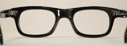 PLASTIC VINTAGE EYEGLASSES SIDE photo, under 350 kb