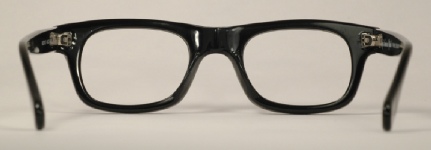 PLASTIC VINTAGE EYEGLASSES BACK photo, under 350 kb