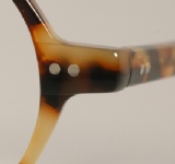 PLASTIC VINTAGE EYEGLASSES DETAIL photo, under 350 kb