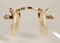 WIRE VINTAGE EYEGLASSES BRIDGE BACK photo, under 350 kb